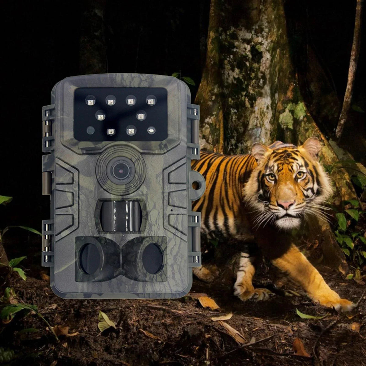 Mini Camera 16MP 1080P Game Camera moisture Wildlife Scouting Cam with 120 degree Wide Angle Lens and Night .0" LCD IR LEDs