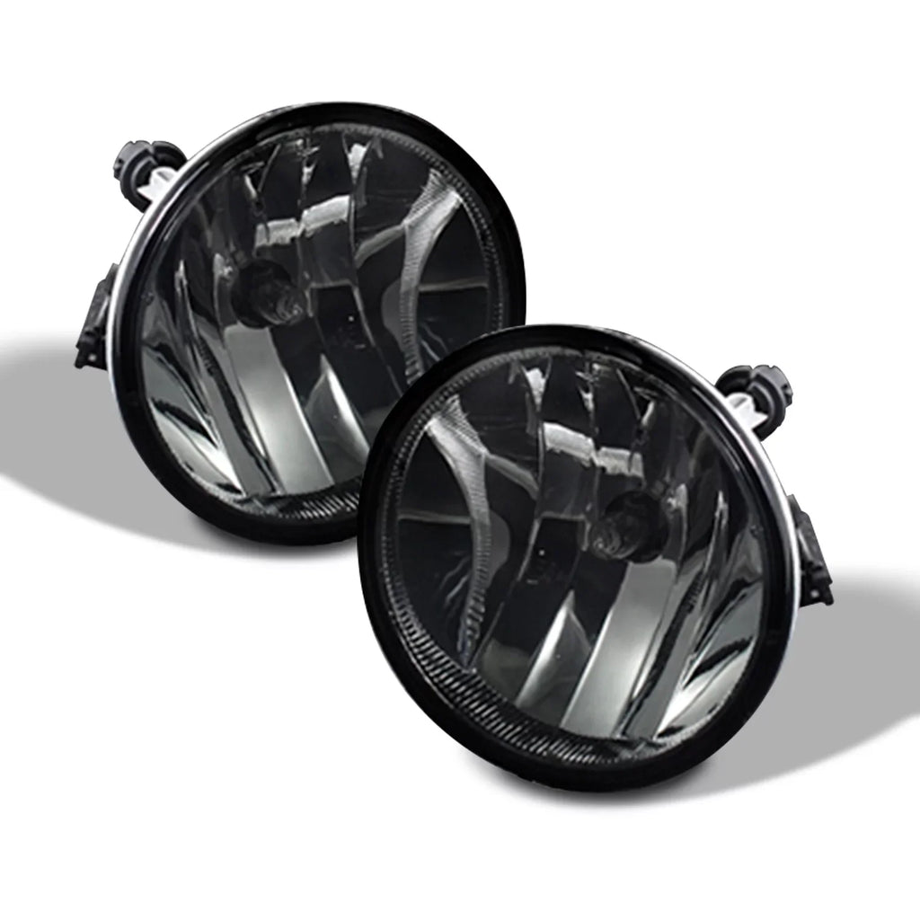 AKKON - [Smoke Lens] Fits 2007-2011 Tahoe Avalanche Suburban LED Dual Halo Projector Headlights + Fog Lights Set