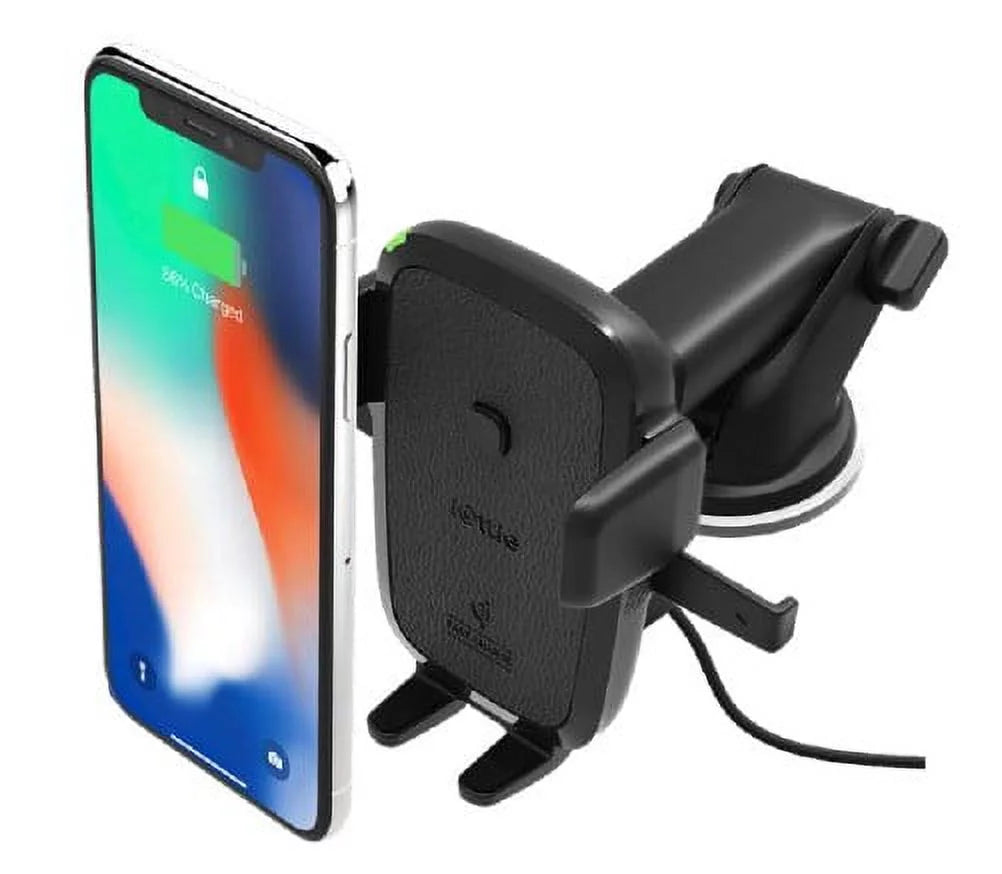 iOttie Easy One Touch Wireless Mini Dashboard & Windshield Mount, Black, Plastic