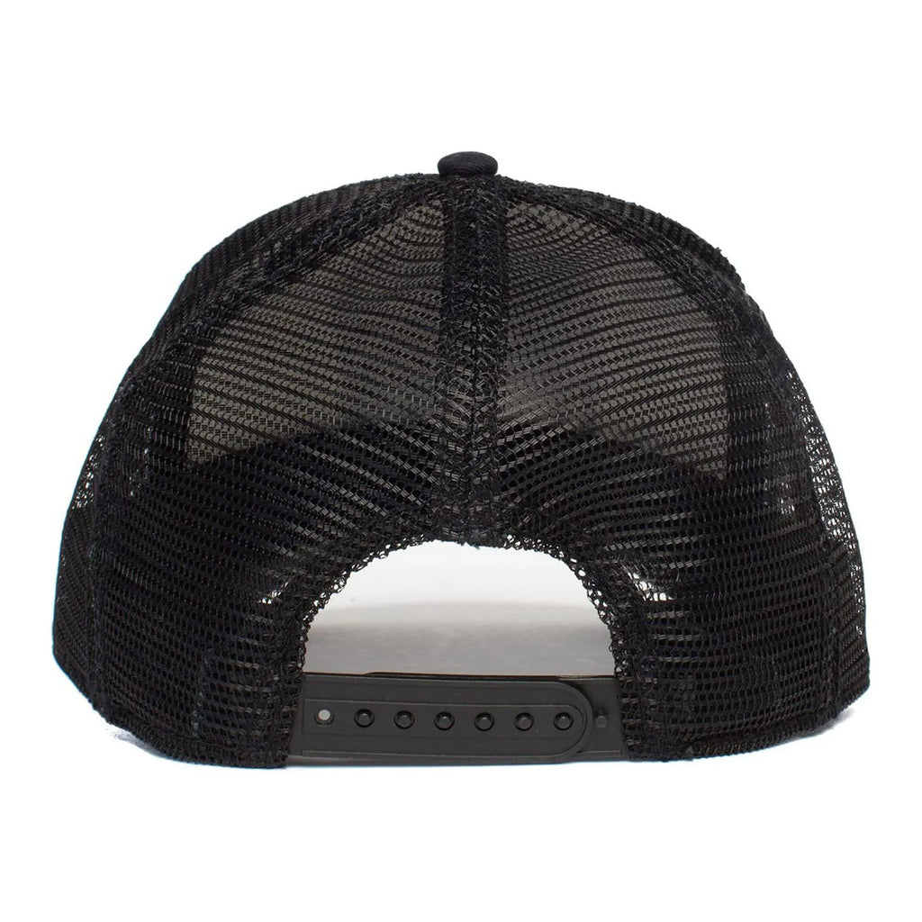 The Farm Unisex Original Adjustable Snapback Trucker Hat, Black (White Tiger), One Size. Goorin Bros