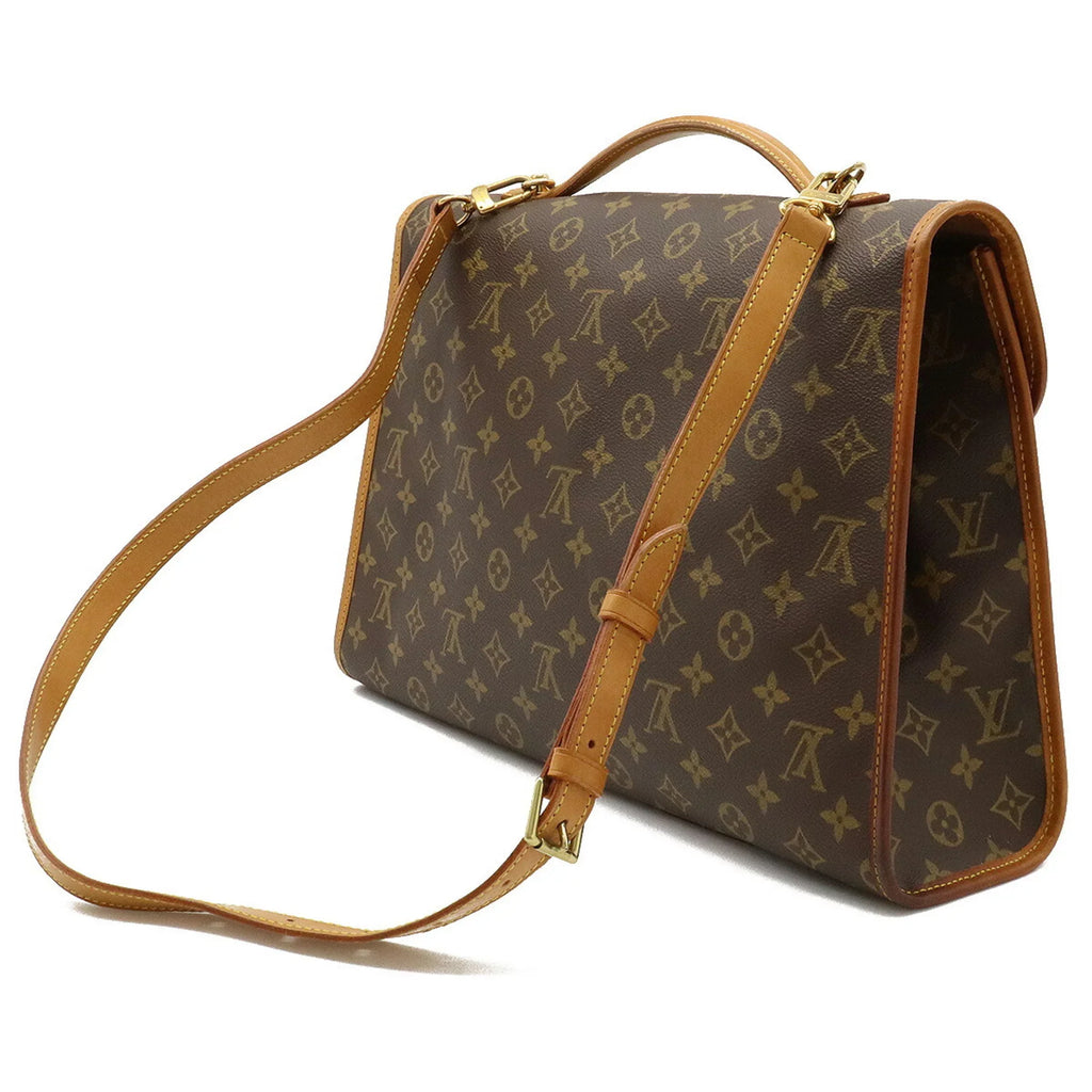 Authenticated Used LOUIS VUITTON Louis Vuitton Monogram Beverly 41 Handbag Bag Shoulder M51121