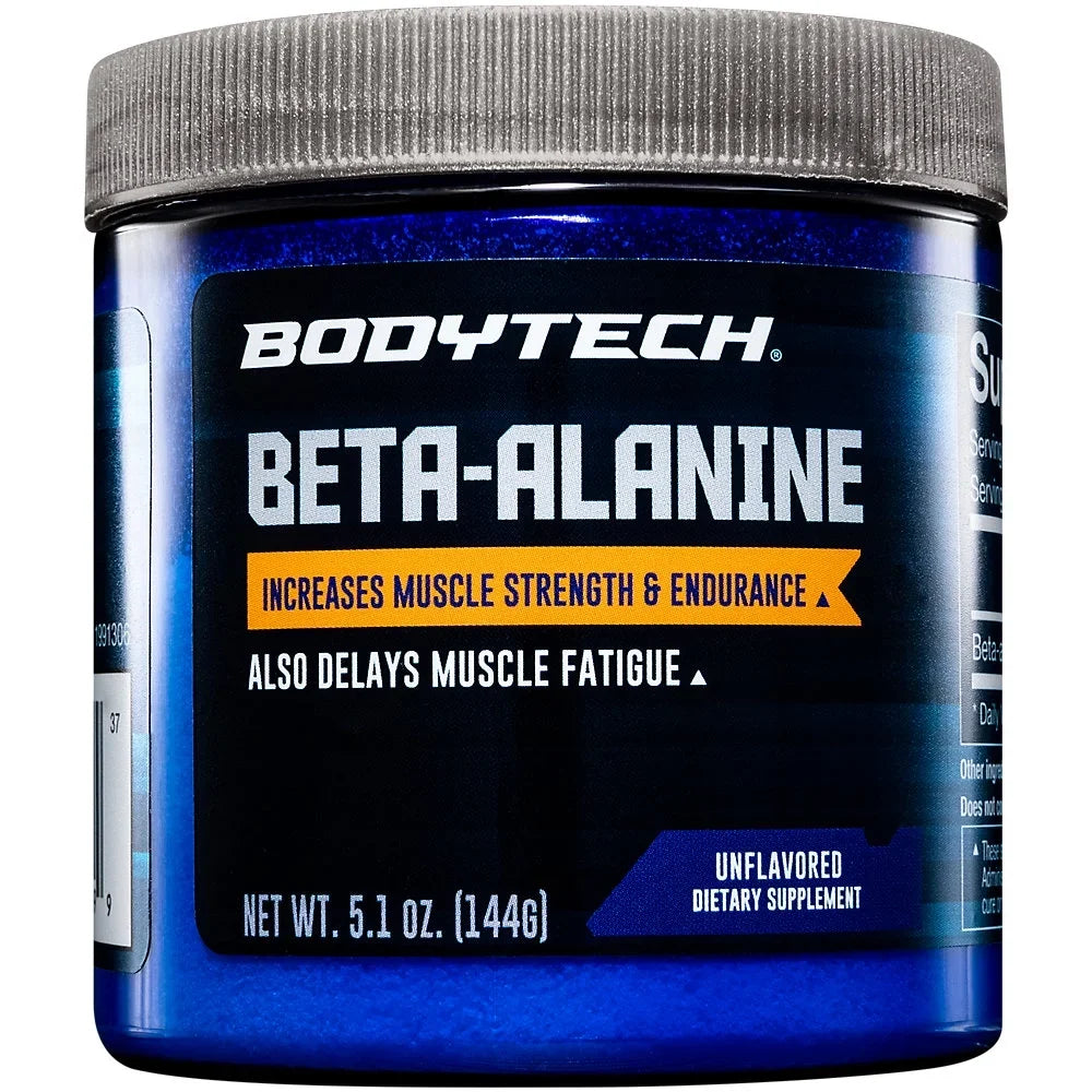 / 90 Servings). BodyTech Beta-Alanine Powder - Unflavored (5.1 oz