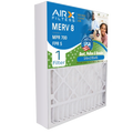 16x28x6 Air Filter MERV 8 Comparable to MPR 700 & FPR 5 appropriate with Aprilaire 401 Premium USA Made 16x28x6 Furnace Filter 1 Single Filter by AIRX FILTERS WICKED CLEAN AIR.
