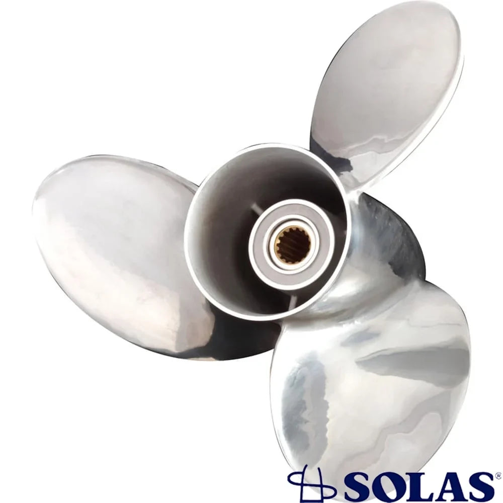 New Stainless Steel Propeller matching With Mariner W/Command Thrust 15 Spline 115 2015-2021 By 33029 58133-Zy3-B19Lx 58133-Zy3-B19S Ptofs3L19P Diameter 15.25" x 19" Pitch x 15-