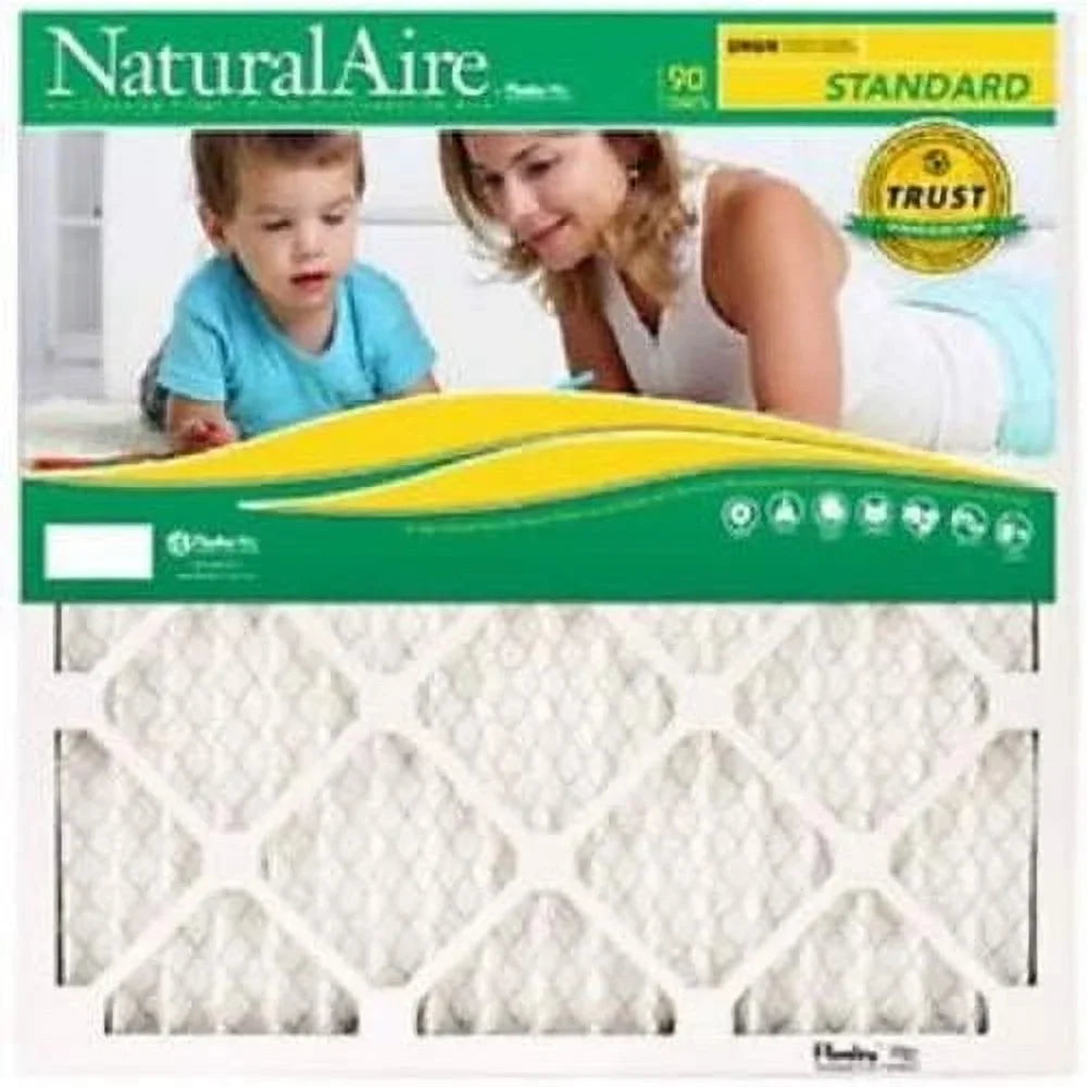 Standard Pleated Air Filter, 90 Days, 21X21x1-In.
