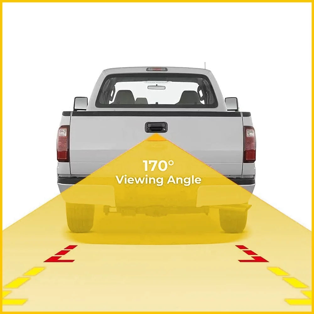 Tailgate Handle with Rear View Camera Backup Camera Fits For 2004-2014  F150 2008-2014 F250 F350 F450 F550