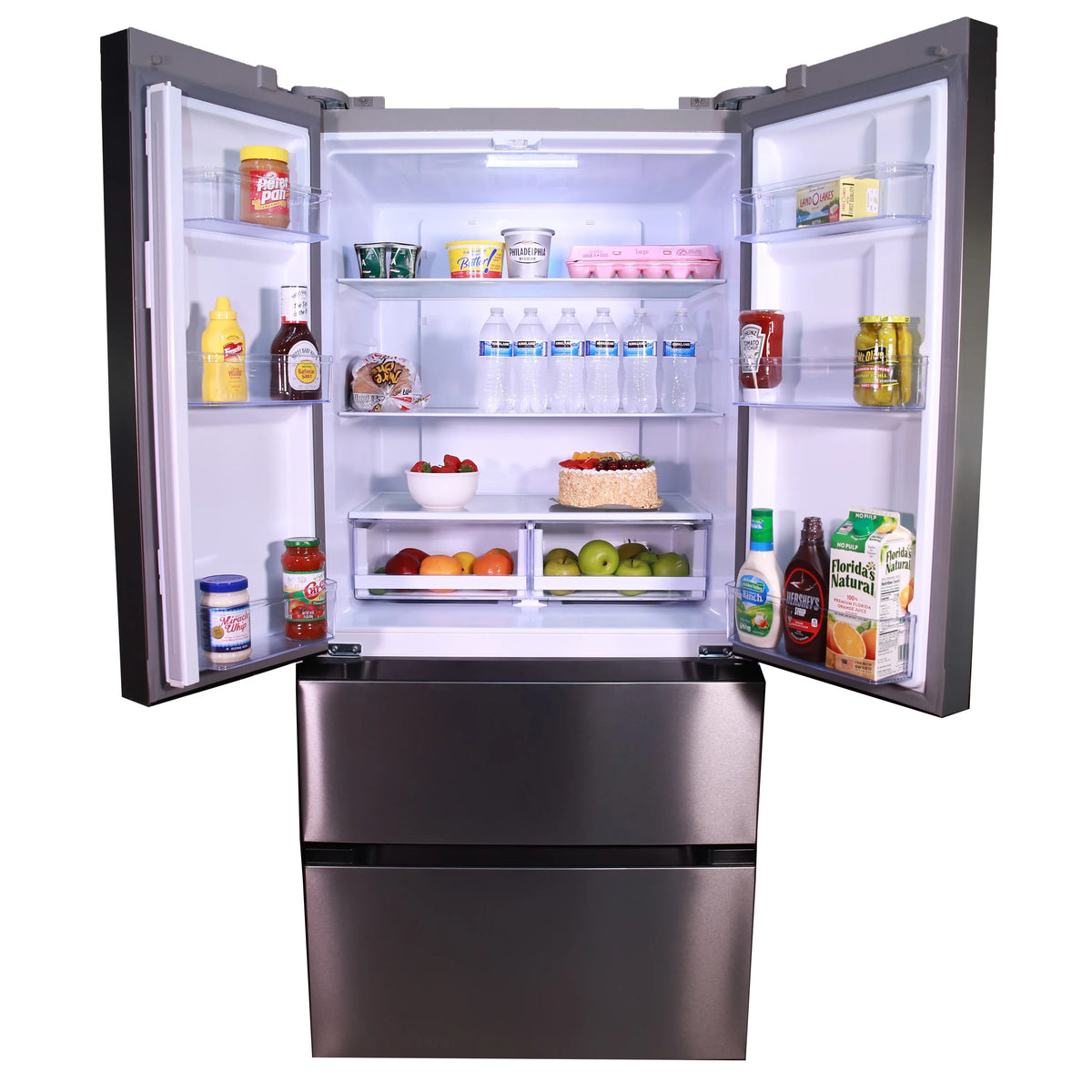 ft., in Stainless Steel (FFFDD18L3S). Avanti Frost Free French Door Refrigerator, 18.0 cu