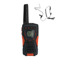 Cobra CXT1095 Emergency Two-Way Radios (1-Pack) IP67 Certified Waterproof Walkie Talkies Up to 40 Mile Range 22 Channels NOAA climate Channels UHF/FM Ultra-Clear Reception With Surveillance Headset