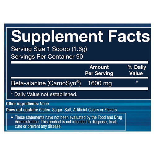 / 90 Servings). BodyTech Beta-Alanine Powder - Unflavored (5.1 oz