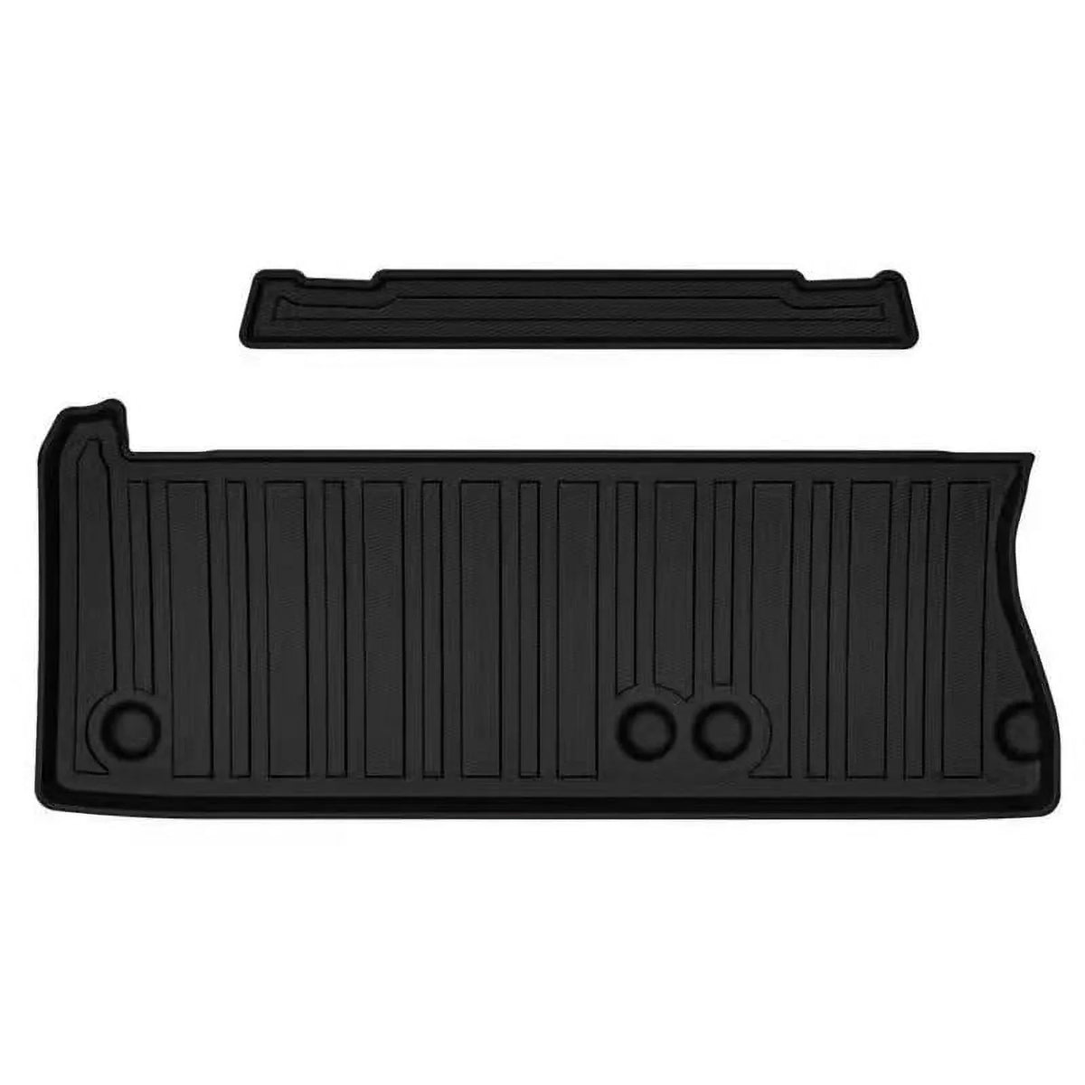 3W Cargo Liner suitable for  Sienna 8 seats 2021-2023 TPE All atmospheric conditions Custom Fit Trunk Mat for 2021 2022  Sienna ( (for Spare Tire Model ), Black