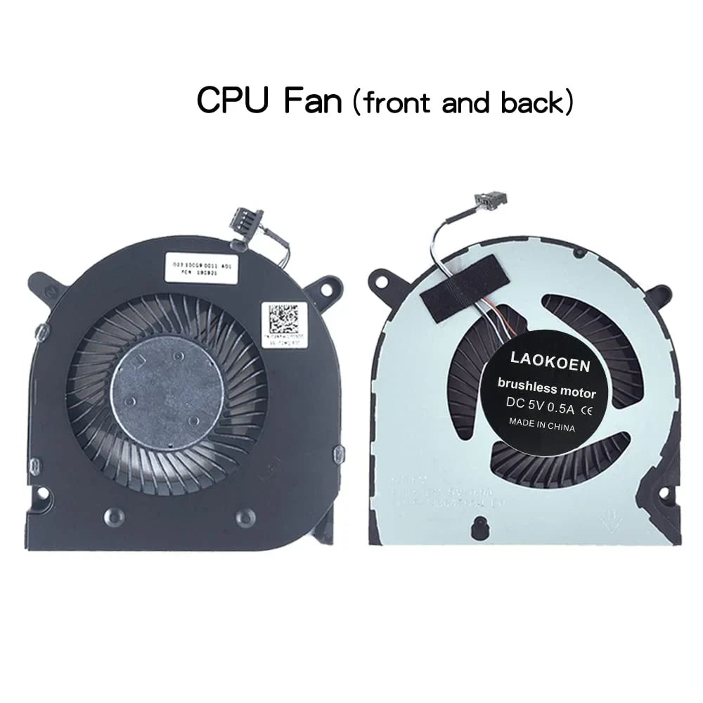 New Replacement Cooling Fans for  G3 3590 G3-3590 Series Laptop FLLK FLLJ P/N: 0160GM 04NYWG EG75070S1-1C060-S9A