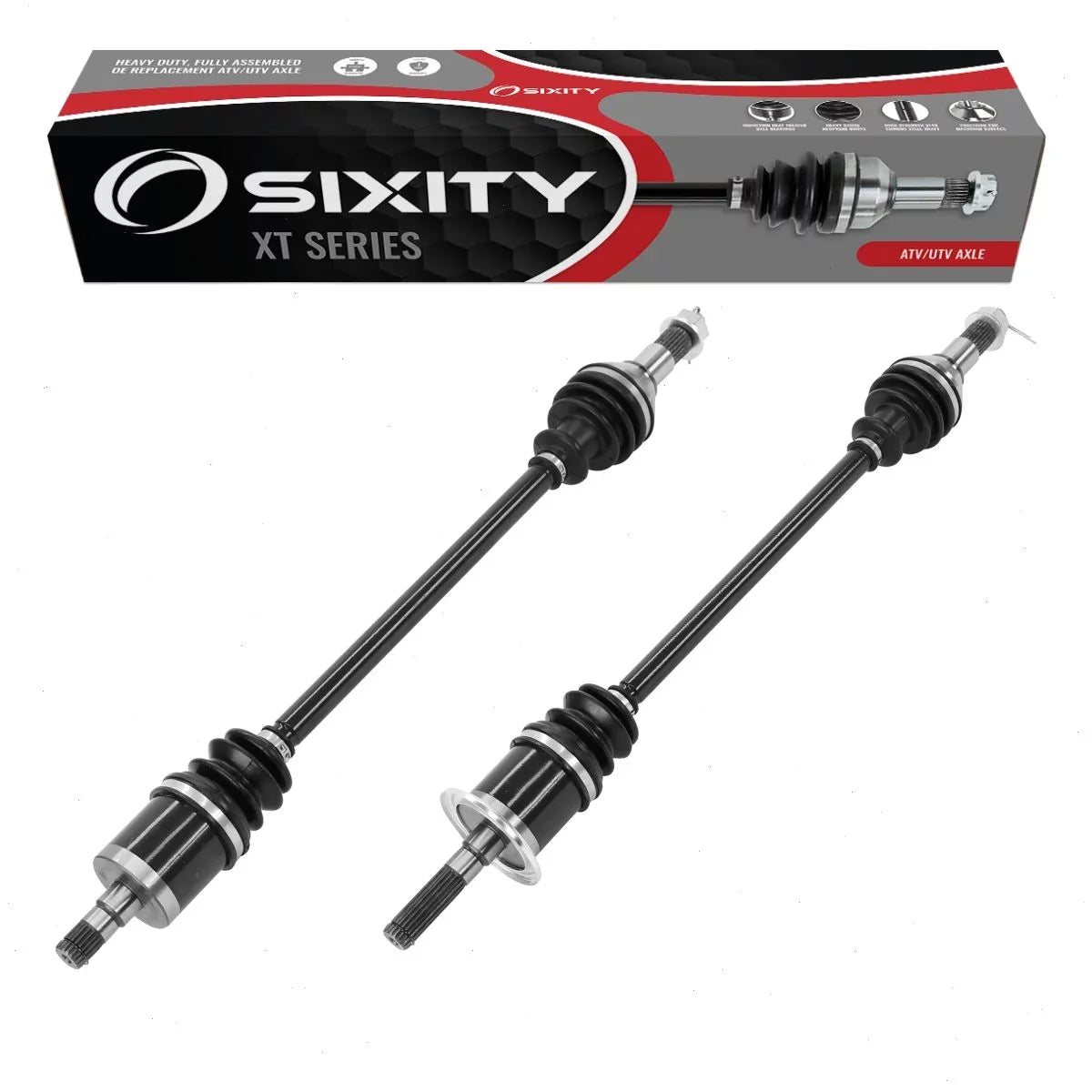 2 pc Sixity XT Front Left Right Axle suitable with Can-Am Maverick 1000 2015 - MAX 1000 XDS DPS 4X4