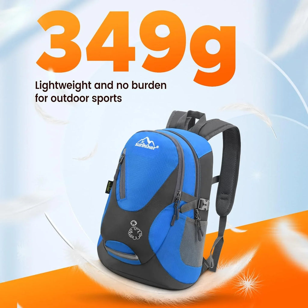 sunhiker Cycling Hiking Backpack moisture protected Travel Backpack Lightweight SMALL Daypack M0714 Small Blue