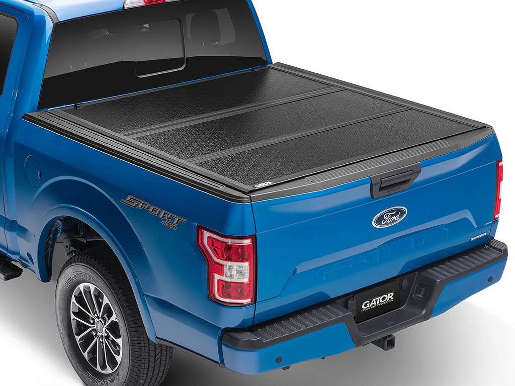 Gator by RealTruck EFX Hard Tri-Fold Truck Bed Tonneau wrap | GC14019 | matching with 2014 - 2018, 2019 Ltd/Lgcy Chevy/GMC Silverado/Sierra Limited 1500 6' 7" Bed (78.9")