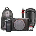 Alpha a7C Full-Frame Mirrorless Camera Black with Tamron 70-180mm Di III VXD Lens Accessory Kit
