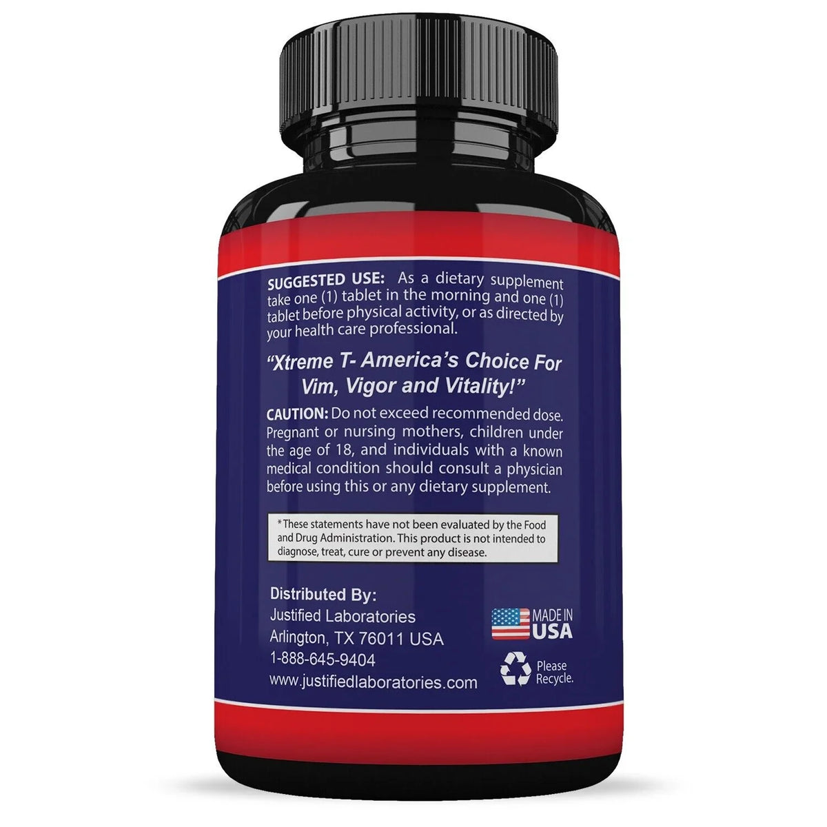 Xtreme Testrone Men’s Health Supplement - 60 Capsules