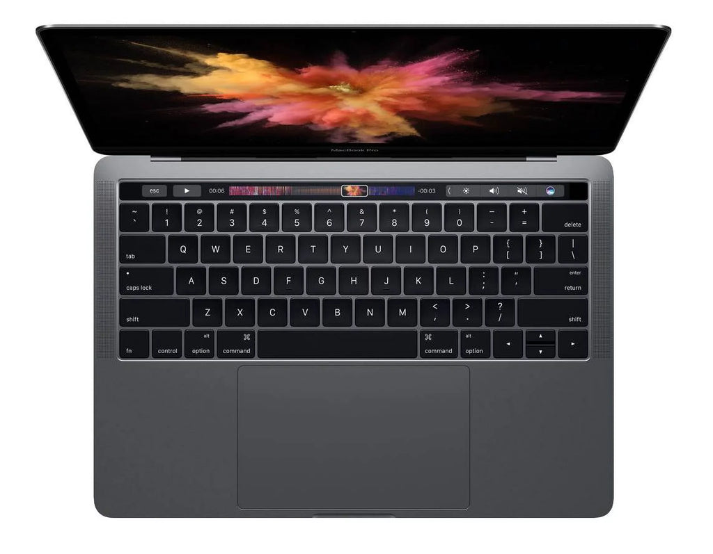 A Grade Macbook Pro 15.4-inch (Retina DG, Space Gray, Touch Bar) 2.8Ghz Quad Core i7 (Mid 2017) MPTR2LL/A 64GB SSD 16GB Memory 2880x1800 Display Mac OS Sierra Power Adapter Included