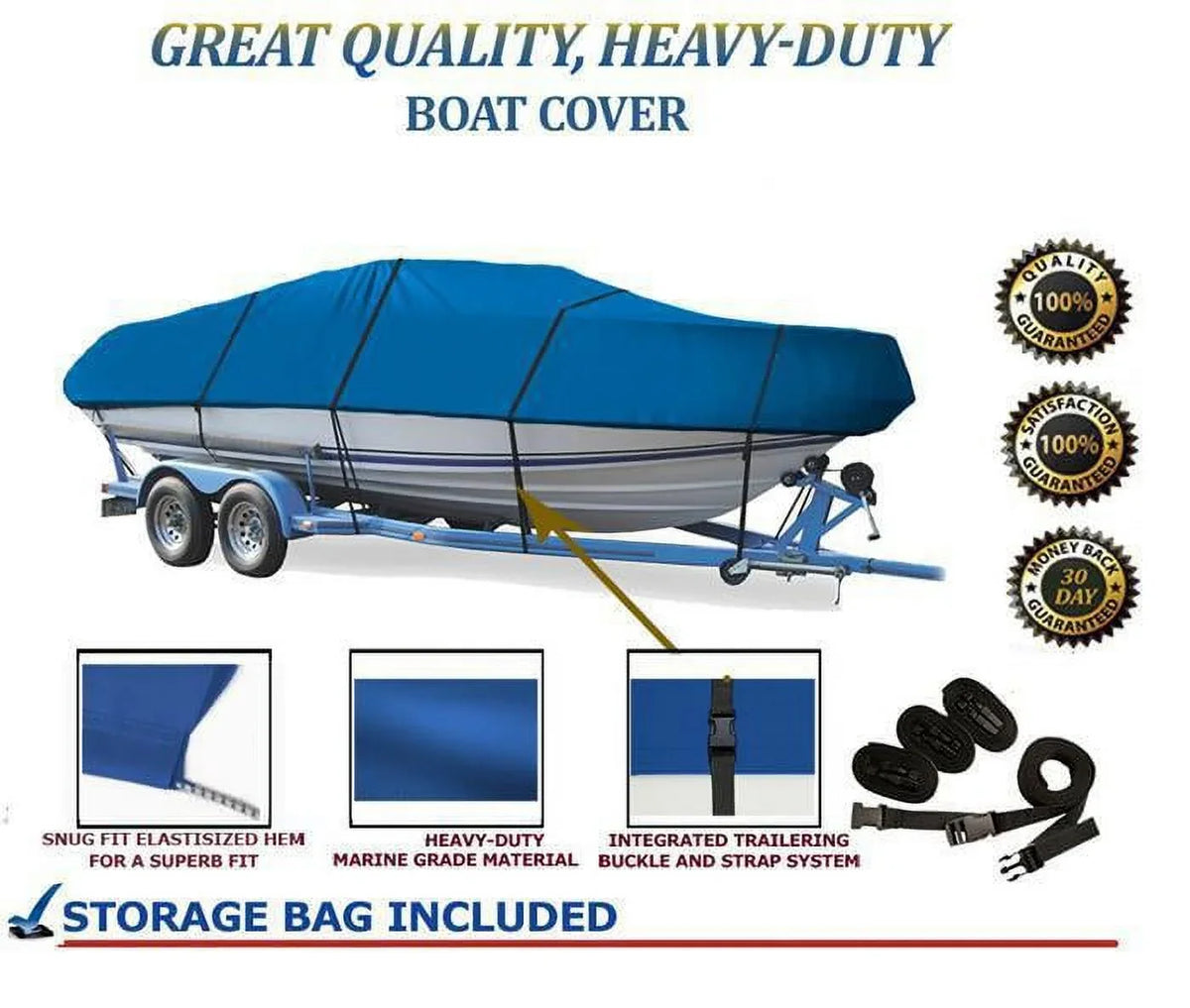 BLUE, top-notch high-grade ship wrap appropriate for ALUMACRAFT Pro 175