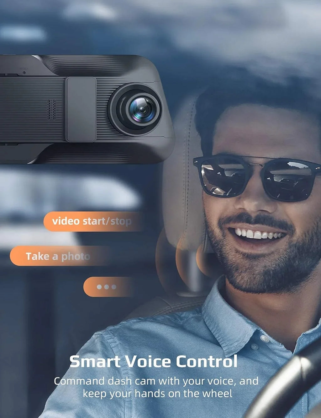 Open Box VIVILINK VX510 MIRROR MOUNTED DASHCAM