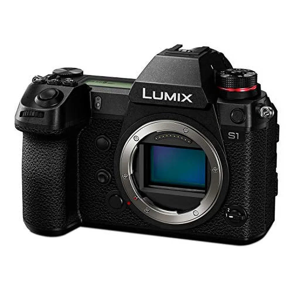LUMIX S1 Full Frame Mirrorless Camera with 24.2MP MOS High Resolution Sensor, L-Mount Lens appropriate, 4K HDR