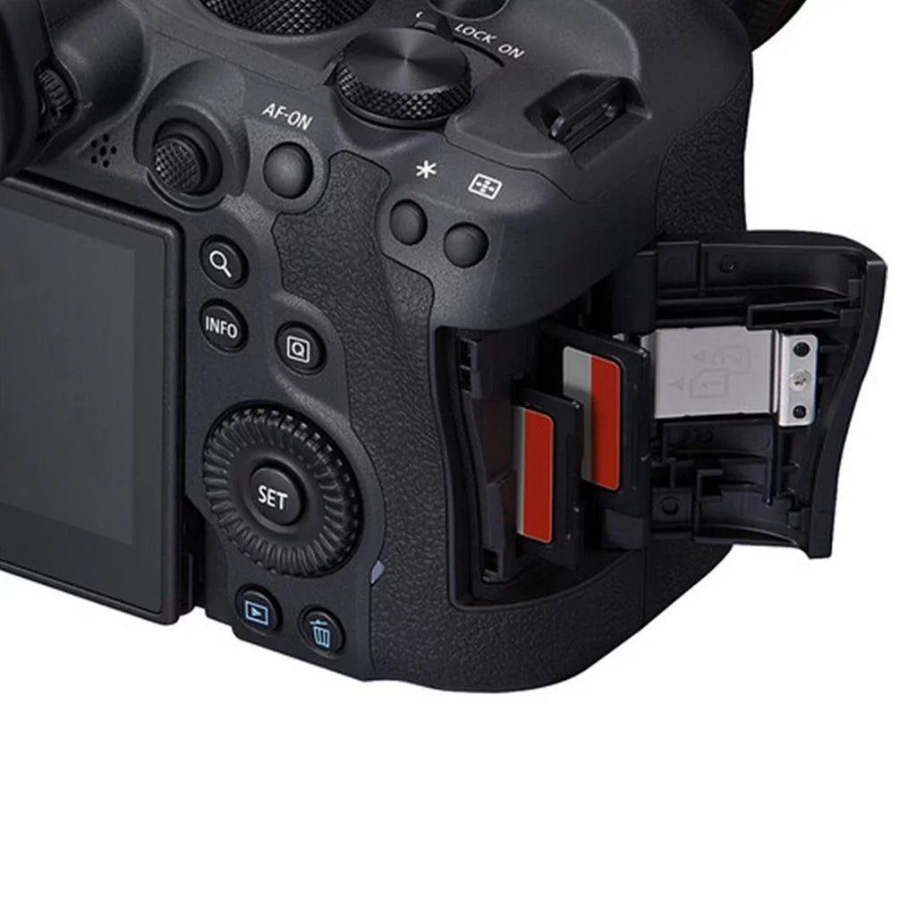 EOS R6 Mark II Mirrorless Camera (Body Only) Full-Frame with 2 Pack SanDisk 128GB Memory Card + ZeeTech Accessory Bundle