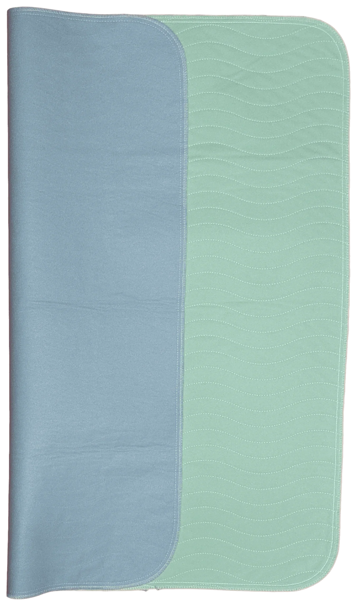 12 Pack Bed Pad Washable Incontinence Underpad - Absorbent Waterproof Urinary Protection for Seniors Children 34 x 36 Blue/Green
