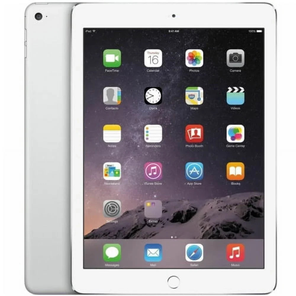 Restored  iPad Air 2 128GB, Wi-Fi, 9.7 - Silver - (MGTY2LL/A) (Refurbished)