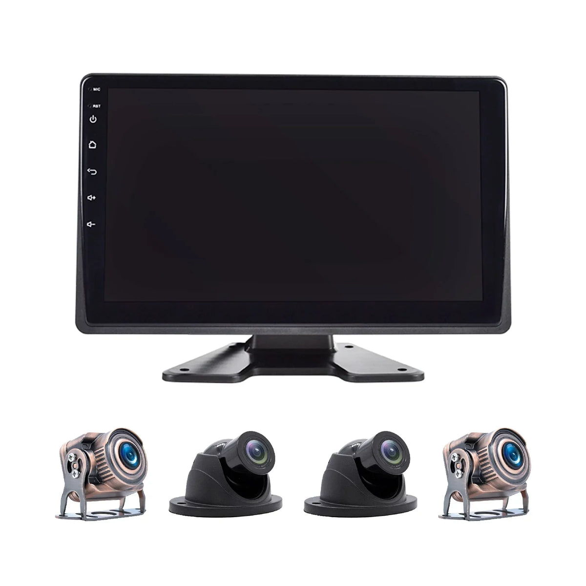 10.1"Monitor DVR Driving Video Recorder Touch Screen GPS for RV Truck Bus Camera