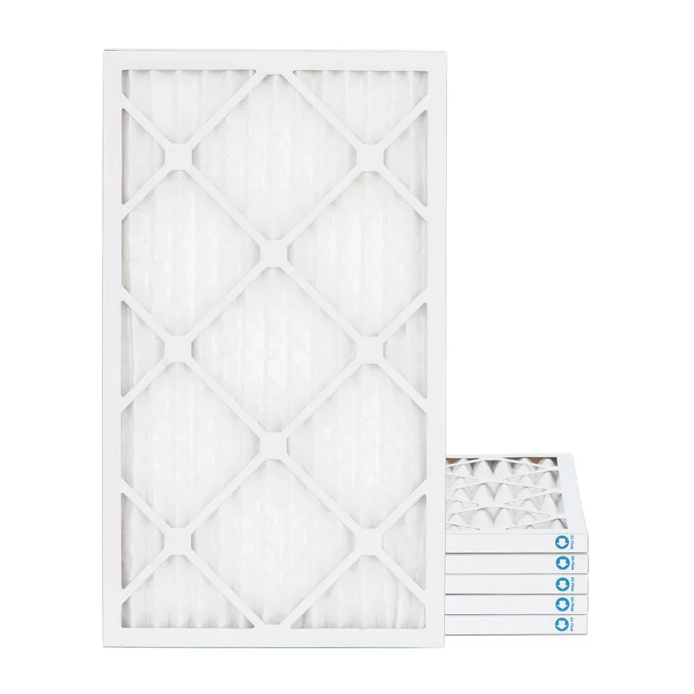 (Actual Size: 11.75 x 24.75 x 0.75 Inches). Quantity 6. Pamlico Air 12x25x1 MERV 8 Pleated AC Furnace Air Filters