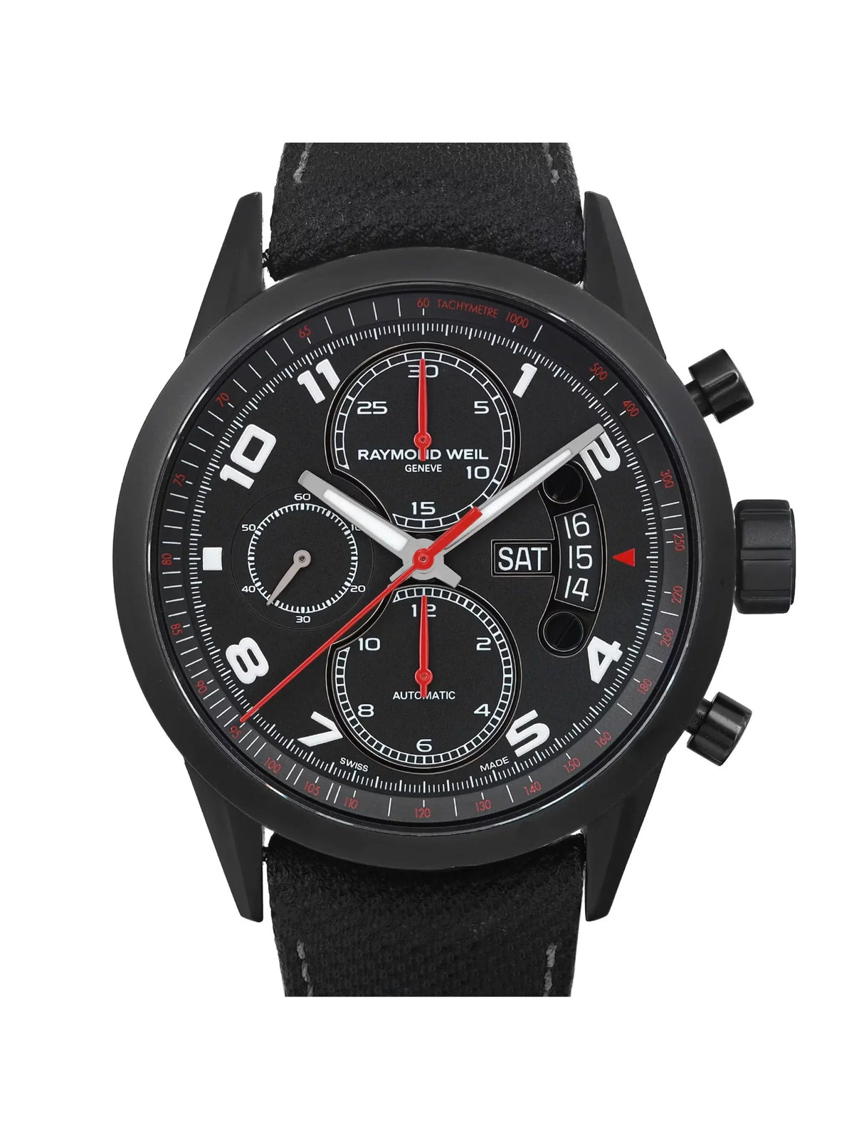 Raymond Weil Freelancer Steel Black Dial Automatic Men's Watch 7730-BK-05207