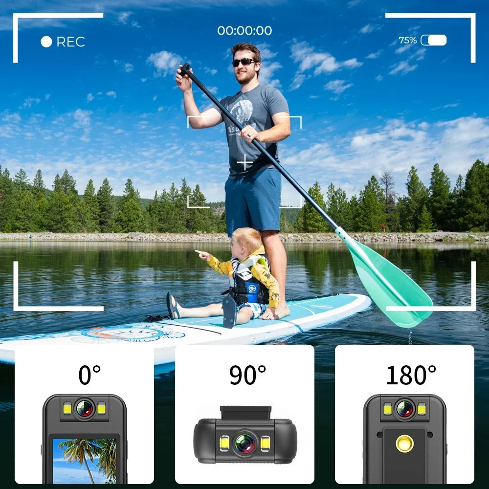 CS09 4K wide-angle camera action camera is suitable for outdoor sports recording and cycling recorders.