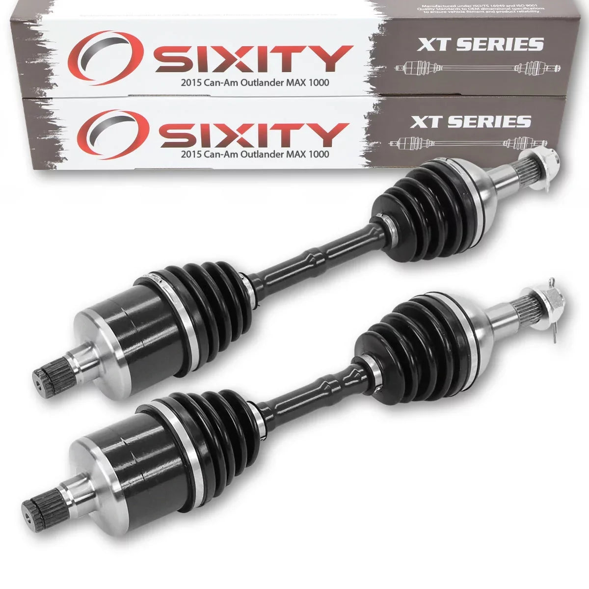 2 pc Sixity XT Rear Left Right Axle suitable with Can-Am Outlander MAX 1000 2015 - EFI STD LTD 4X4