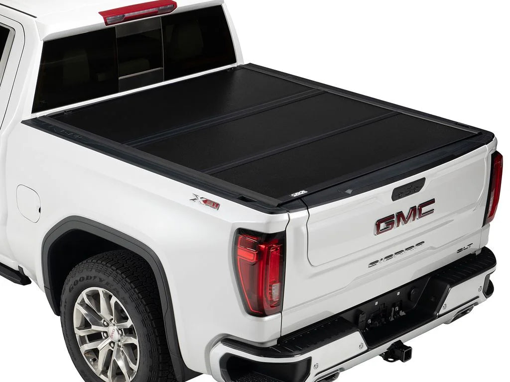 Gator by RealTruck EFX Hard Tri-Fold Truck Bed Tonneau wrap | GC14019 | matching with 2014 - 2018, 2019 Ltd/Lgcy Chevy/GMC Silverado/Sierra Limited 1500 6' 7" Bed (78.9")