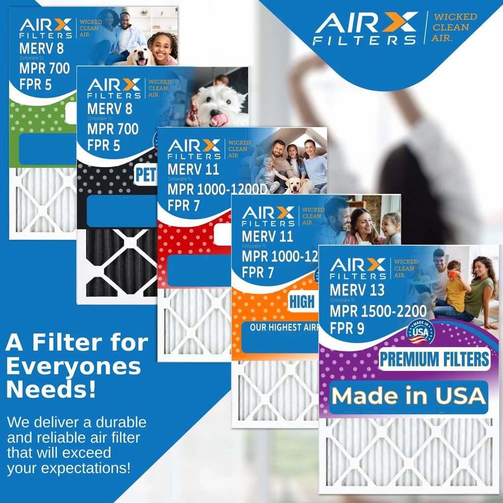 16x28x6 Air Filter MERV 8 Comparable to MPR 700 & FPR 5 appropriate with Aprilaire 401 Premium USA Made 16x28x6 Furnace Filter 1 Single Filter by AIRX FILTERS WICKED CLEAN AIR.