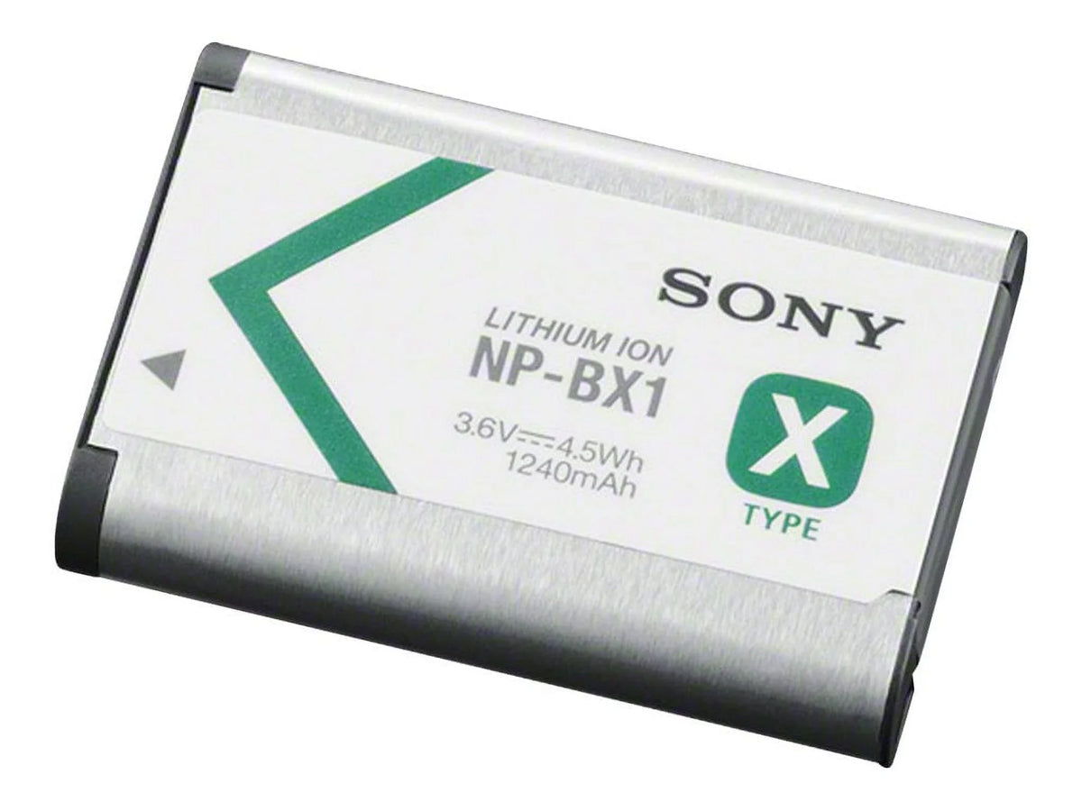 NP-BX1 - Camera battery Li-Ion 1240 mAh - for Action Cam-HDR-AS200, AS50; Cyber-shot DSC-HX80, HX90, RX1R, WX500; Handycam HDR-GWP88