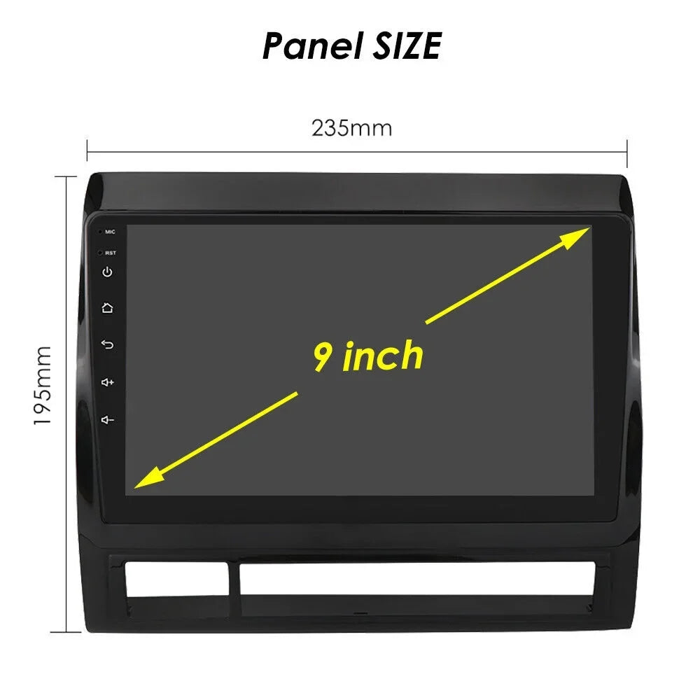 9inch 1280*720 IPS Fit  Tacoma 2005-2015 Android Octa Core 4+32GB Car Radio Stereo DSP Carplay GPS NAVI AM FM elements