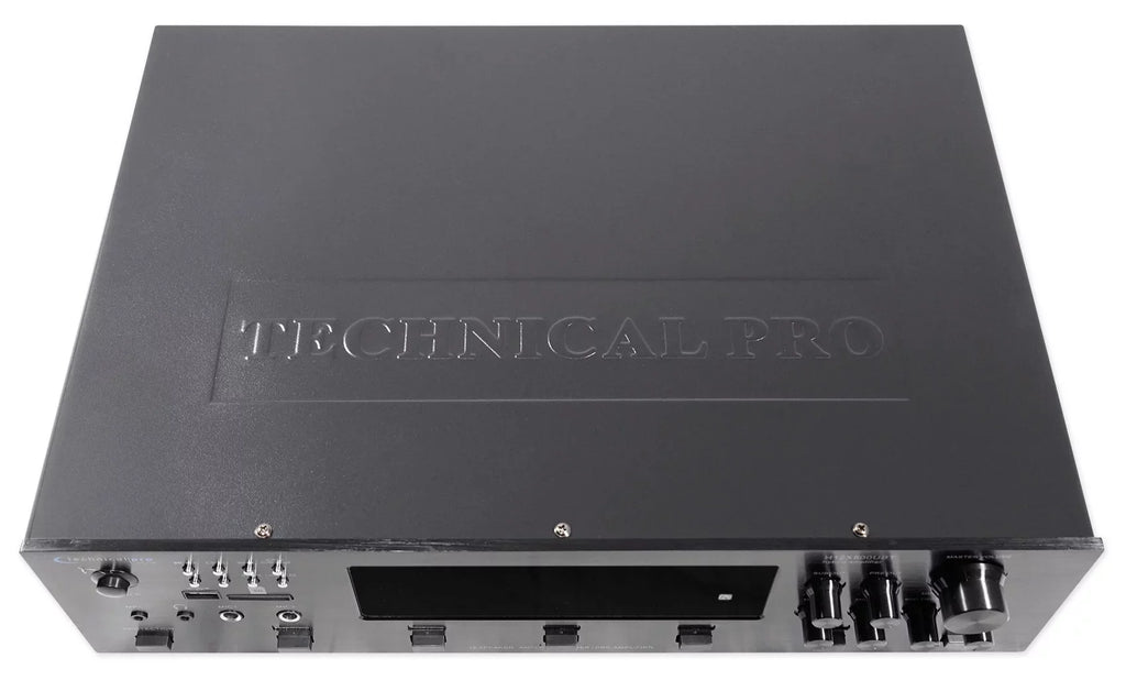 6000w 6-Zone, Home Theater Bluetooth Receiver+12) Black 6.5" Ceiling Speakers+EQ