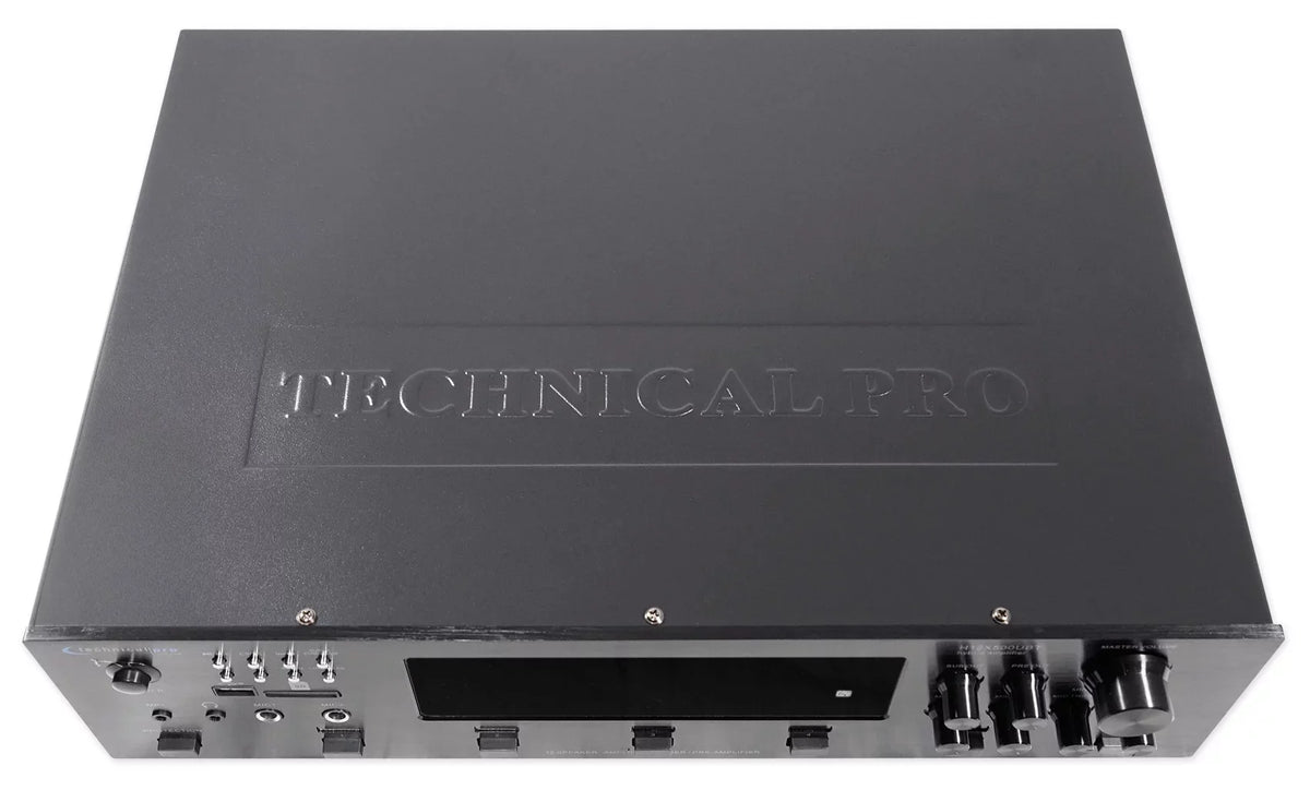 6000w 6-Zone, Home Theater Bluetooth Receiver+12) Black 6.5" Ceiling Speakers+EQ