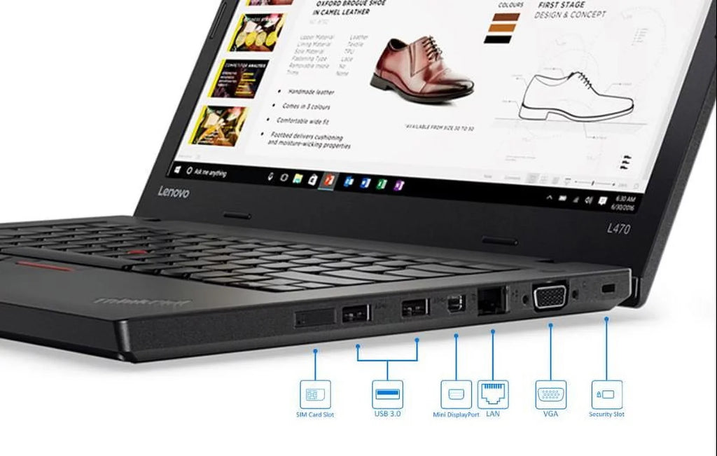 Restored  Thinkpad L470 W10Dg 14" Laptop  Core i5 2.40 GHz 8GB 250 GB W10P (Refurbished)