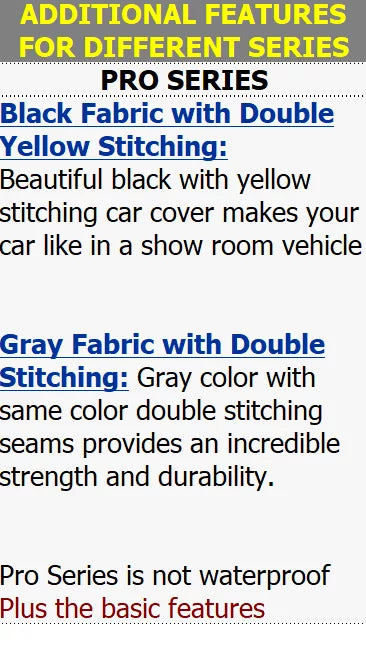 Car protector fits 2019 2020 Cadillac XT4 XCP XtremeCoverPro Waterproof Silver Series Grey