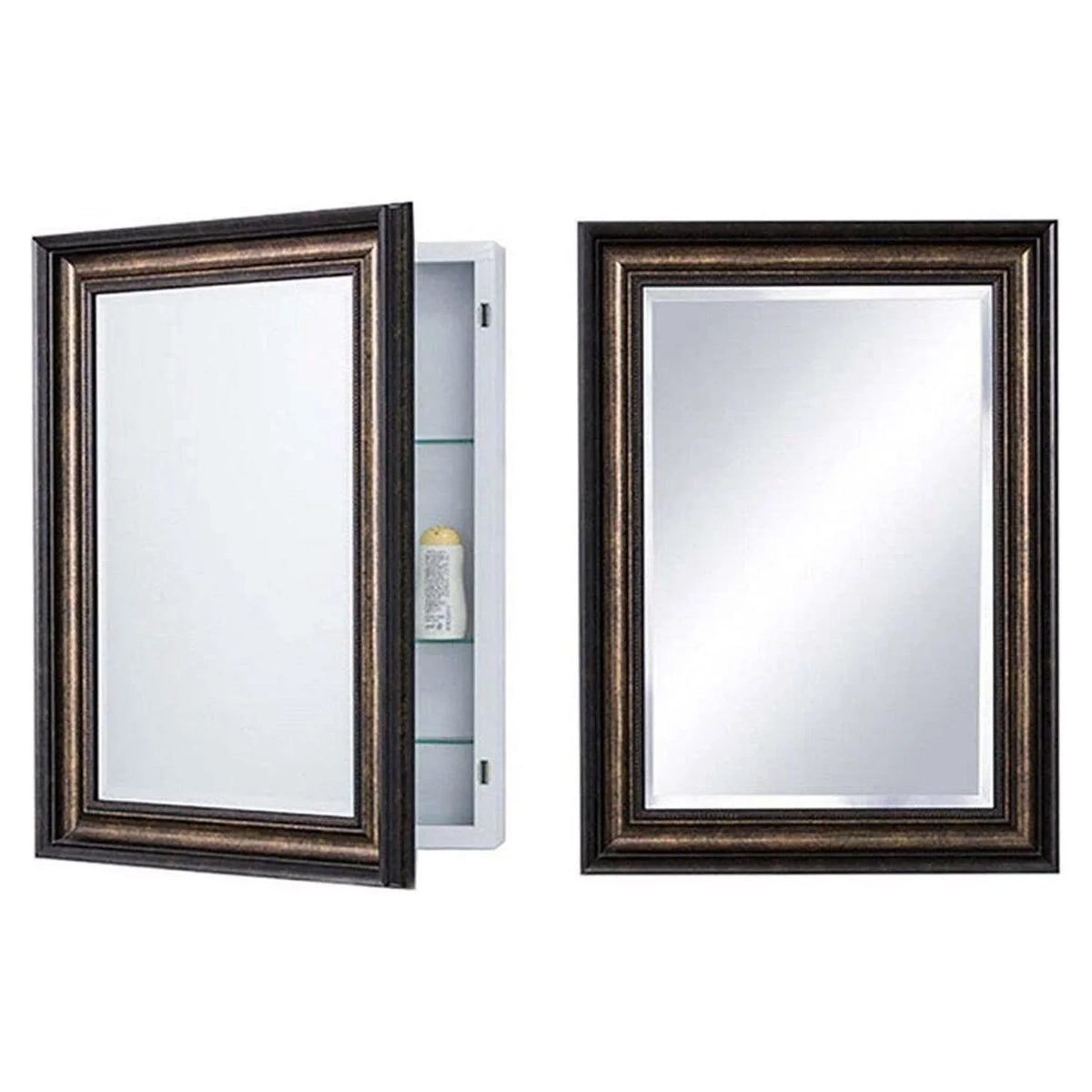 Bellaterra Home Mirrored Medicine Cabinet
