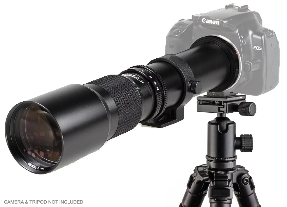 EOS Rebel XSi Manual Focus High Power 1000mm Lens