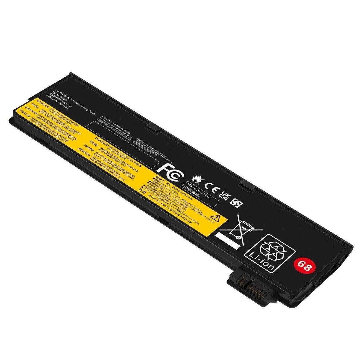68 Replacement 45N1775 Battery for  ThinkPad T440 T450 T550 X240 X240s X250 X260 Notebook Laptop 24Wh 11.4V