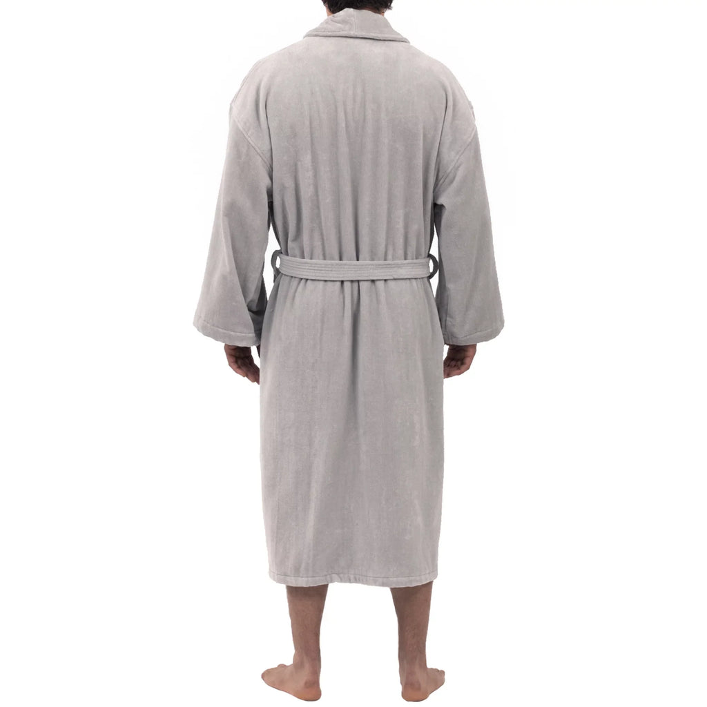 Alpine Swiss Pure Cotton Men Terry Cloth Bathrobe Super Absorbent Hotel Spa Robe