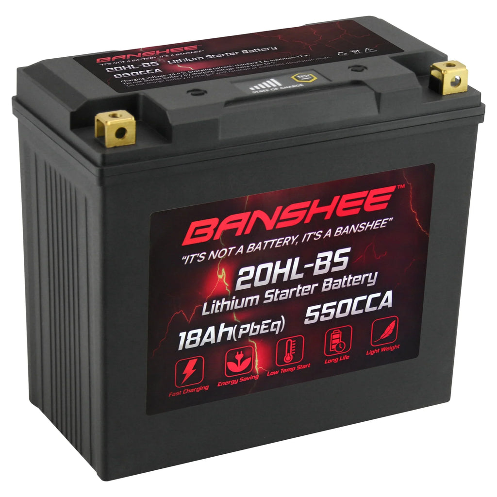 Banshee YTX20L-BS LiFePO4 Motorsports Battery matching with Sea-Doo 3D RFI 2005 to 2005