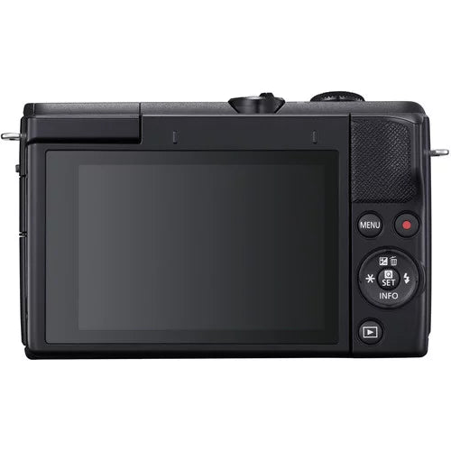 EOS M200 Digital Camera with 15-45mm Lens (Black) - 20PC Accessory Bundle