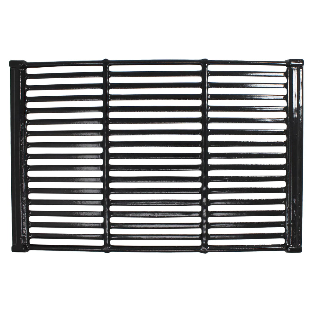 2 BBQ Grill Cooking Grates & 3 Heat Shield Plate Tent Replacement Parts for Charmglow 810-6320-V - suitable Barbeque Porcelain Enameled Cast Iron Grid 19" & Flame Tamer, Flavorizer Bar