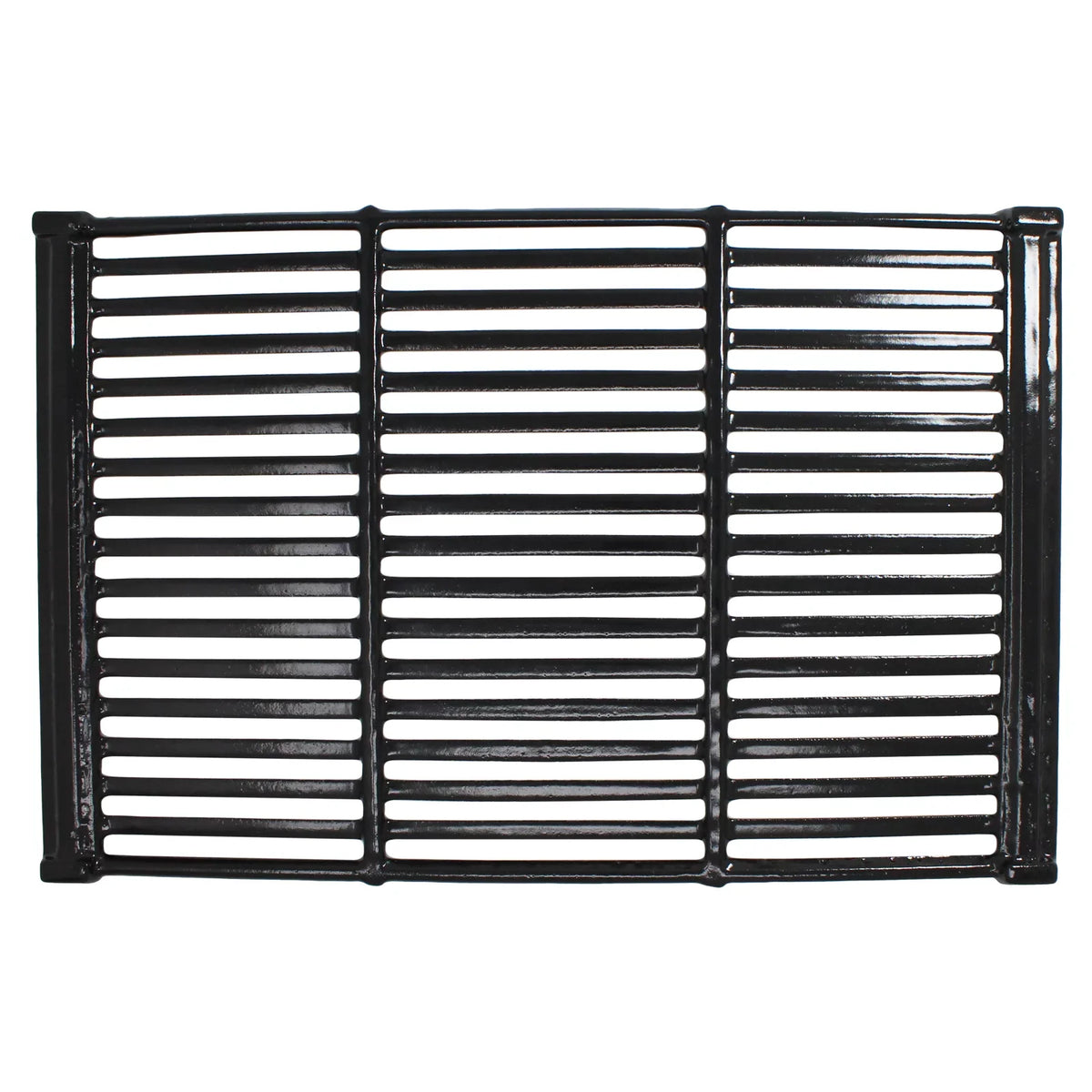 2 BBQ Grill Cooking Grates & 3 Heat Shield Plate Tent Replacement Parts for Charmglow 810-6320-V - suitable Barbeque Porcelain Enameled Cast Iron Grid 19" & Flame Tamer, Flavorizer Bar