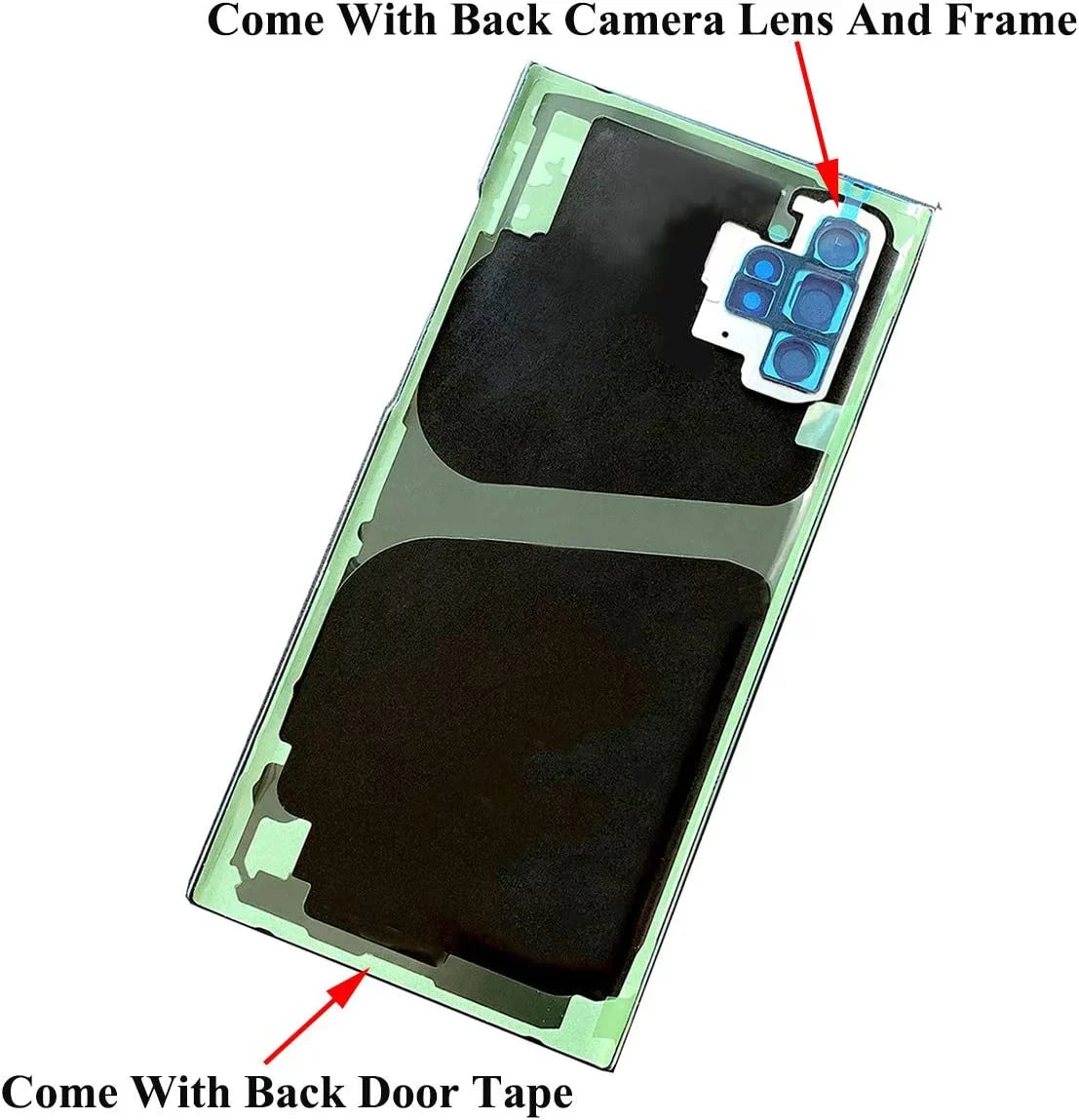 Galaxy Note 10 Plus Back Glass Replacement Door Panel shield for  Galaxy Note10+ 5G 6.8 N976U