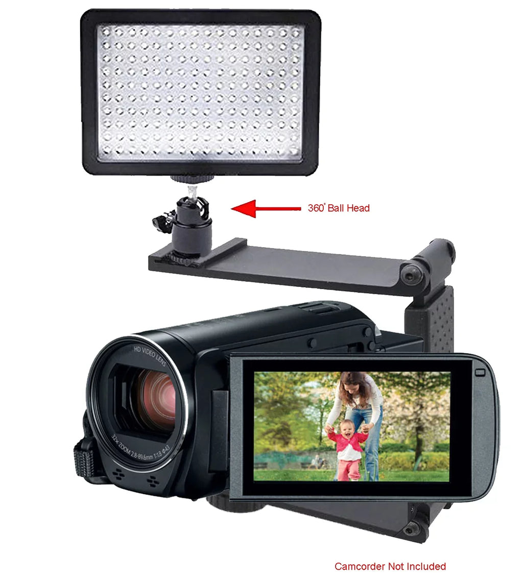 PowerShot G7 X Professional Long Life Multi-LED Dimmable Video Light (Includes Mounting Bracket)